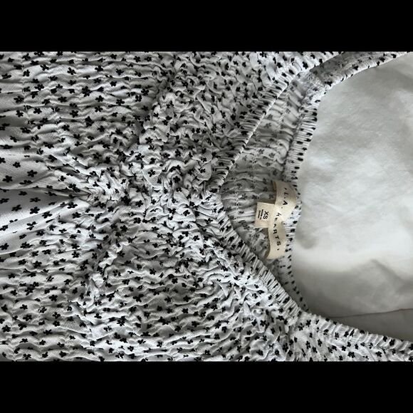 la hearts pacsun black and white puff short sleeve top - Picture 6 of 6